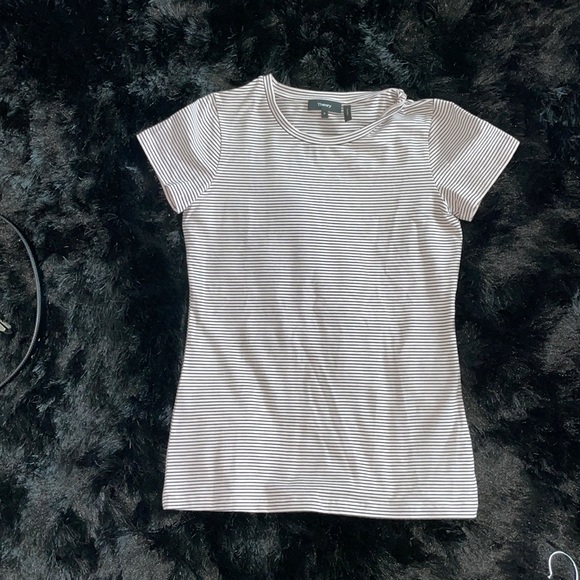 Theory tee striped pink/black/white P - Picture 2 of 9